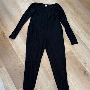 Smash + Tess Black Long-Sleeve Jumpsuit